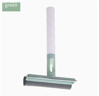 3-in-1 Double-Sided Glass Cleaner with Sponge & Rubber Scraper
