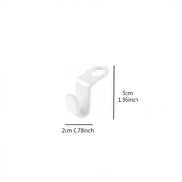 50-Pack Extra-Large Hanger Connector Hooks, HD photo 5