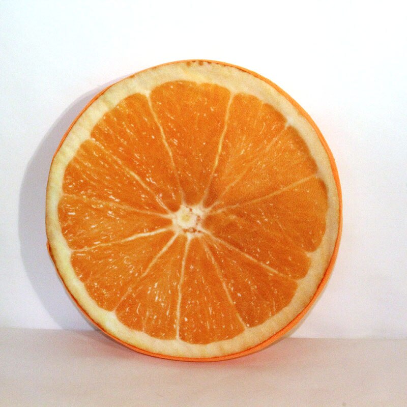 3D Fruit Plush Pillow – Soft Decorative Cushion