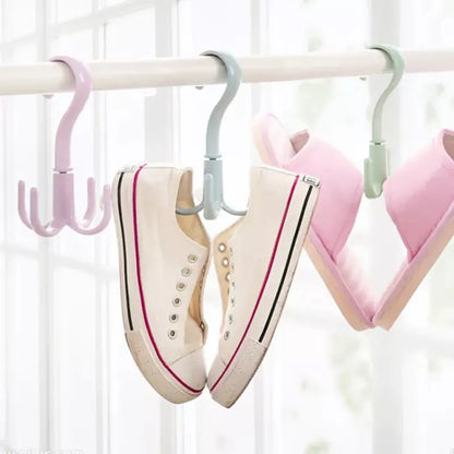 Space-Saving Rotating Hanger Hooks – Closet Organizer