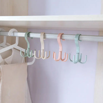 Space-Saving Rotating Hanger Hooks – Closet Organizer