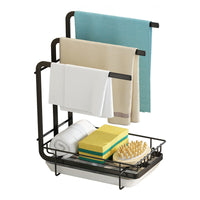 Space-Saving Kitchen Towel & Dishcloth Rack