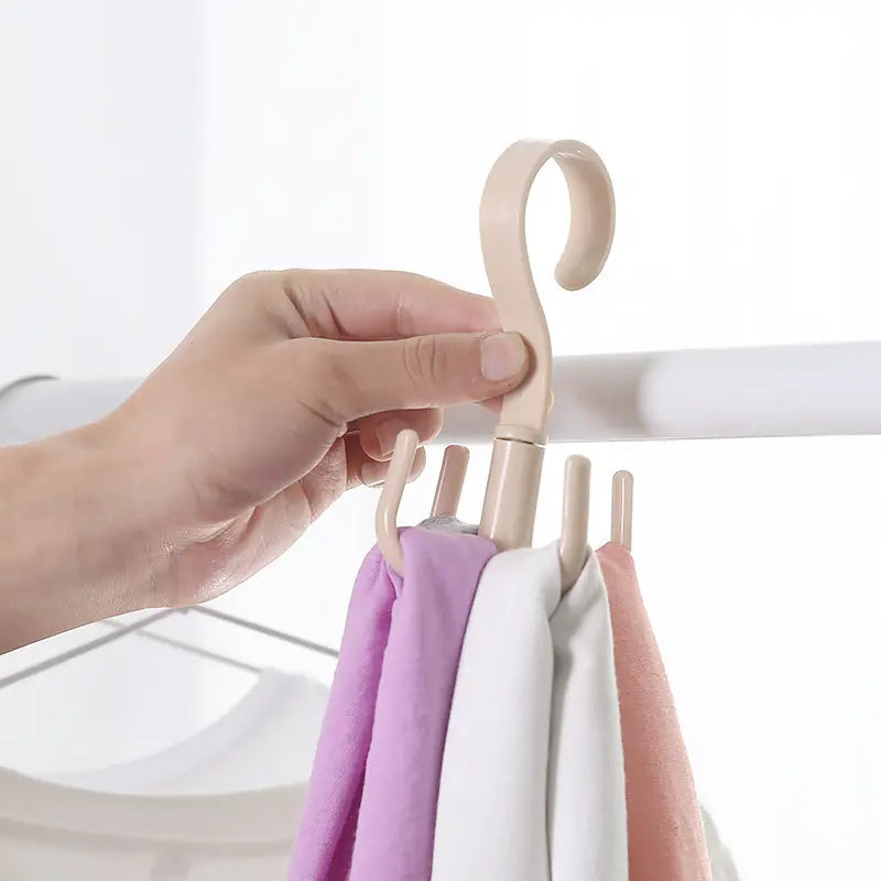 Space-Saving Rotating Hanger Hooks – Closet Organizer