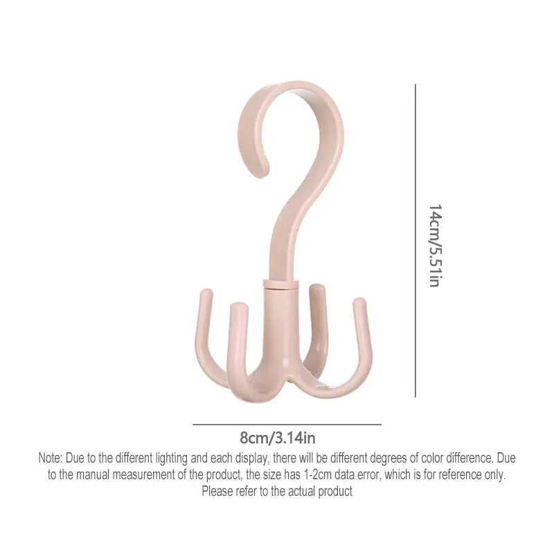 Space-Saving Rotating Hanger Hooks – Closet Organizer