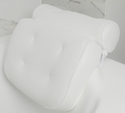 Luxurious Bath Pillow with Non-Slip Suction Cups