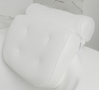 Luxurious Bath Pillow with Non-Slip Suction Cups