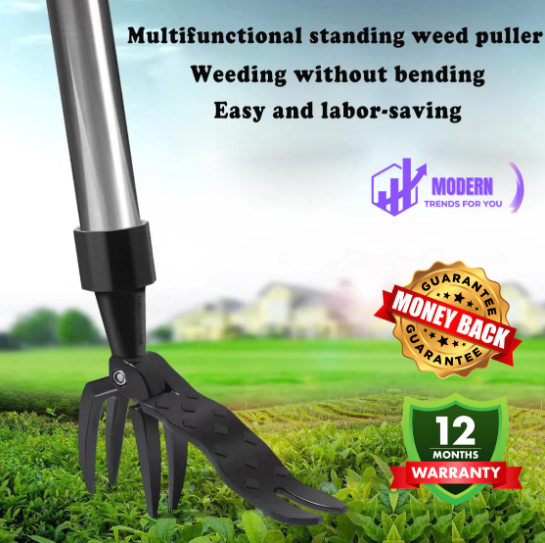 EasyPull Pro Weeder™ - Stand-Up Manual Tool (One Piece)