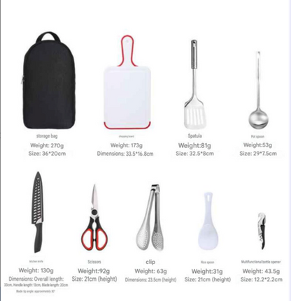 Camping Kitchen Tool Set
