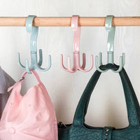 Space-Saving Rotating Hanger Hooks – Closet Organizer