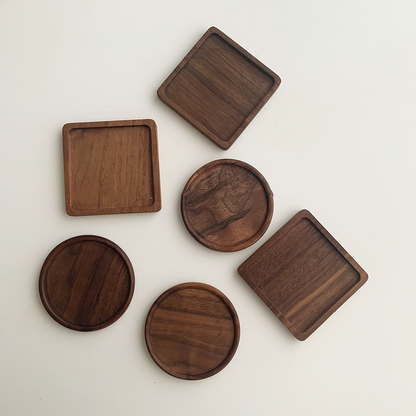 Walnut Wooden Coaster