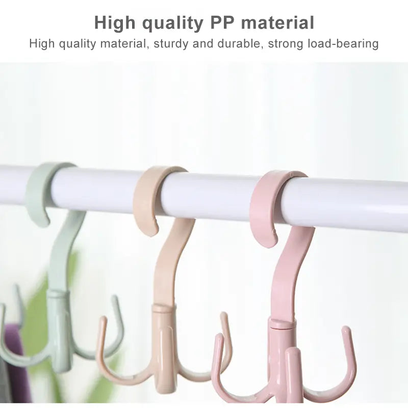 Space-Saving Rotating Hanger Hooks – Closet Organizer
