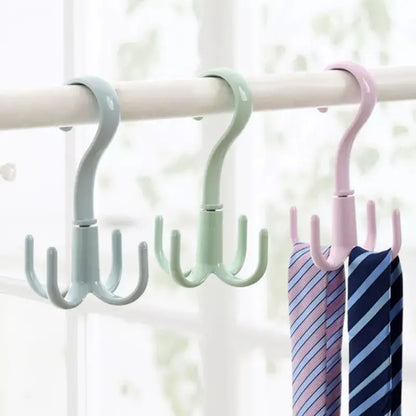 Space-Saving Rotating Hanger Hooks – Closet Organizer