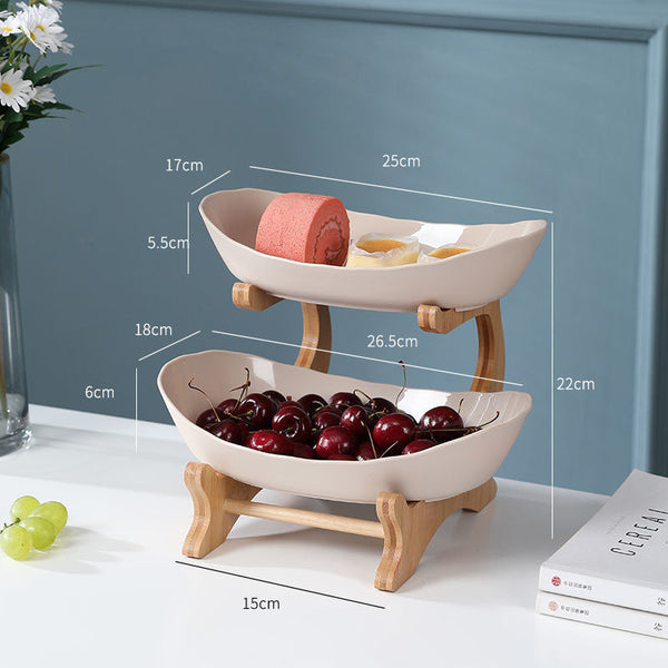 Multi-Layer Fruit & Vegetable Storage Rack – Space-Saving Kitchen Organizer