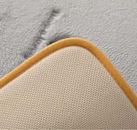 Embroidered Non-Slip Indoor Door Mat for Bathroom Decor