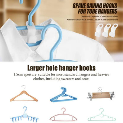 50-Pack Extra-Large Hanger Connector Hooks