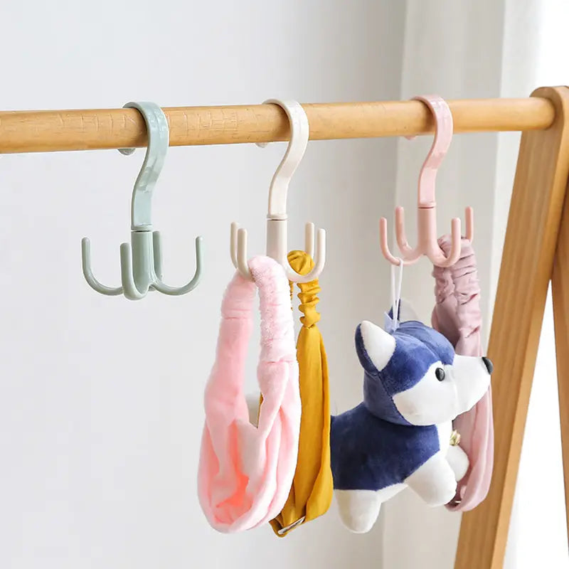 Space-Saving Rotating Hanger Hooks – Closet Organizer