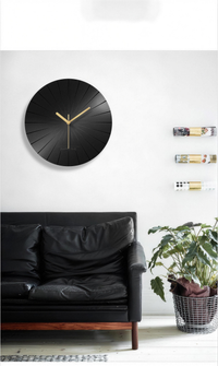 Creative Acrylic 3D Wall Clock - Geometric Design, HD photo 3