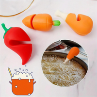 Creative Silicone Chili Carrot Chicken Leg Pot Cover, HD photo 1