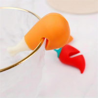 Creative Silicone Chili Carrot Chicken Leg Pot Cover, HD photo 10
